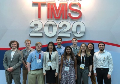 Bladesmithing Team Attends TMS 2020