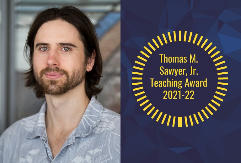 Chambers receives CoE's Thomas M. Sawyer, Jr. Teaching Award