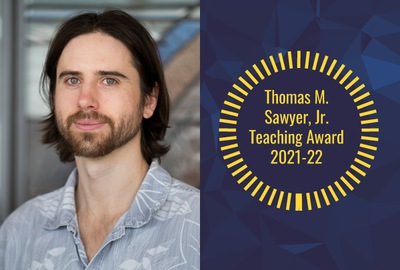 Chambers receives CoE's Thomas M. Sawyer, Jr. Teaching Award
