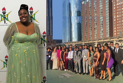 Falon Fletcher attends NSBE Conference