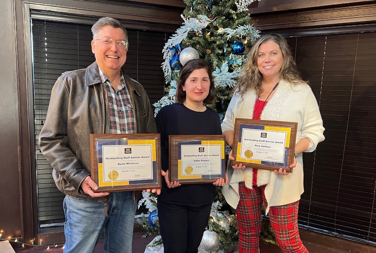 Five earn 2021 Staff Service Awards