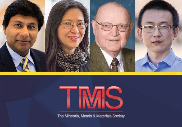 Four MSE faculty/alumni earn 2021 TMS awards