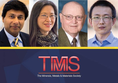 Four MSE faculty/alumni earn 2021 TMS awards