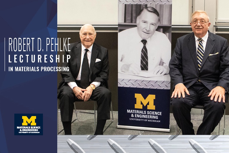 Inaugural Robert D. Pehlke Lectureship in Materials Processing features speaker Ron Radzilowski