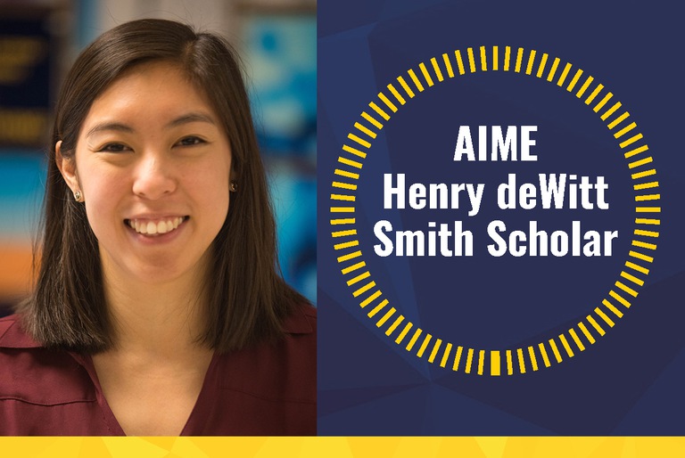 Kathleen Chou named AIME Henry deWitt Smith Scholar