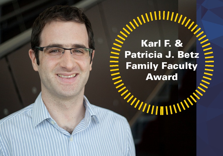 Kioupakis first recipient of the Karl F. and Patricia J. Betz Family Faculty Scholar Award