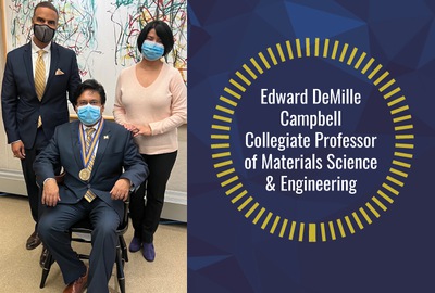 Misra recognized as Edward DeMille Campbell Professor of Materials Science & Engineering
