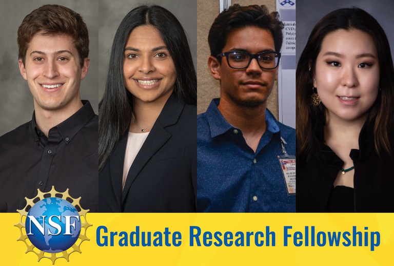 Four MSE-affiliated students win NSF Fellowships