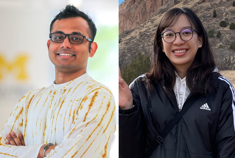 Avinava Roy and Yu-Chen Yang receive Rackham International Student Fellowships