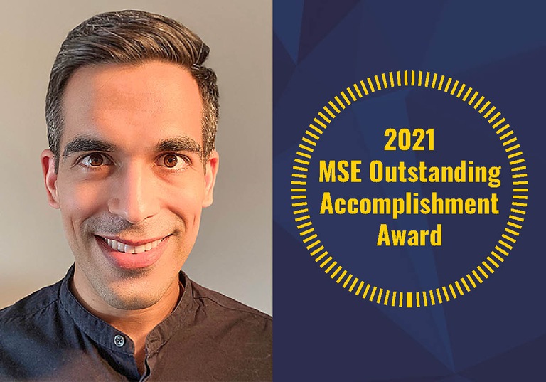 Shahani recipient of 2021 Outstanding Accomplishment Award