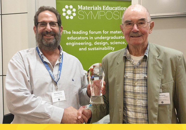 Yalisove wins award for outstanding contributions to materials education