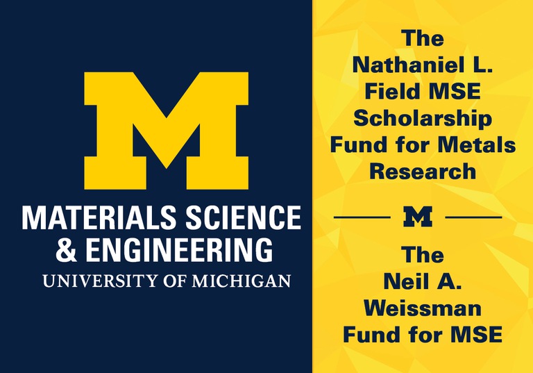 Recent alumni gifts will benefit MSE students and programs