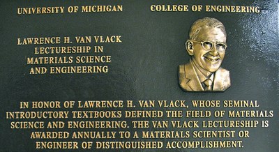 Van Vlack Plaque cropped Van Vlack Plaque cropped